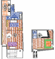 Unterkunft Florenz: Plan der Unterkunft Filarete in Florenz