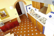 Florence Vacances Location: Cuisine de l'Appartement pour vacances Benozzo  Florence