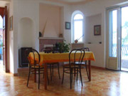 Living room with table and chairs