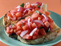 BRUSCHETTA - Spezialitt mit Tomaten aus Neapel