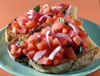 BRUSCHETTA - Speciality with tomatoes of Naples