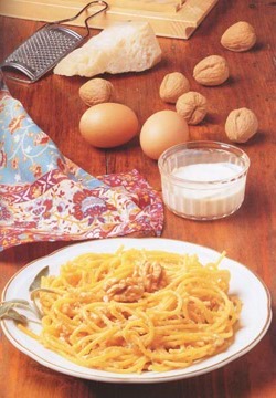 SPAGHETTI CON LE NOCI - Pasta - Specialit di Milano