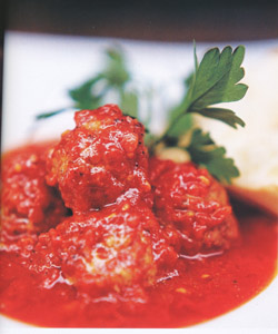 BOULETTE  LA SAUCE TOMATE - Spcialit de Naples