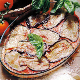 PARMIGIANA WITH EGGPLANTS - Speciality of Naples